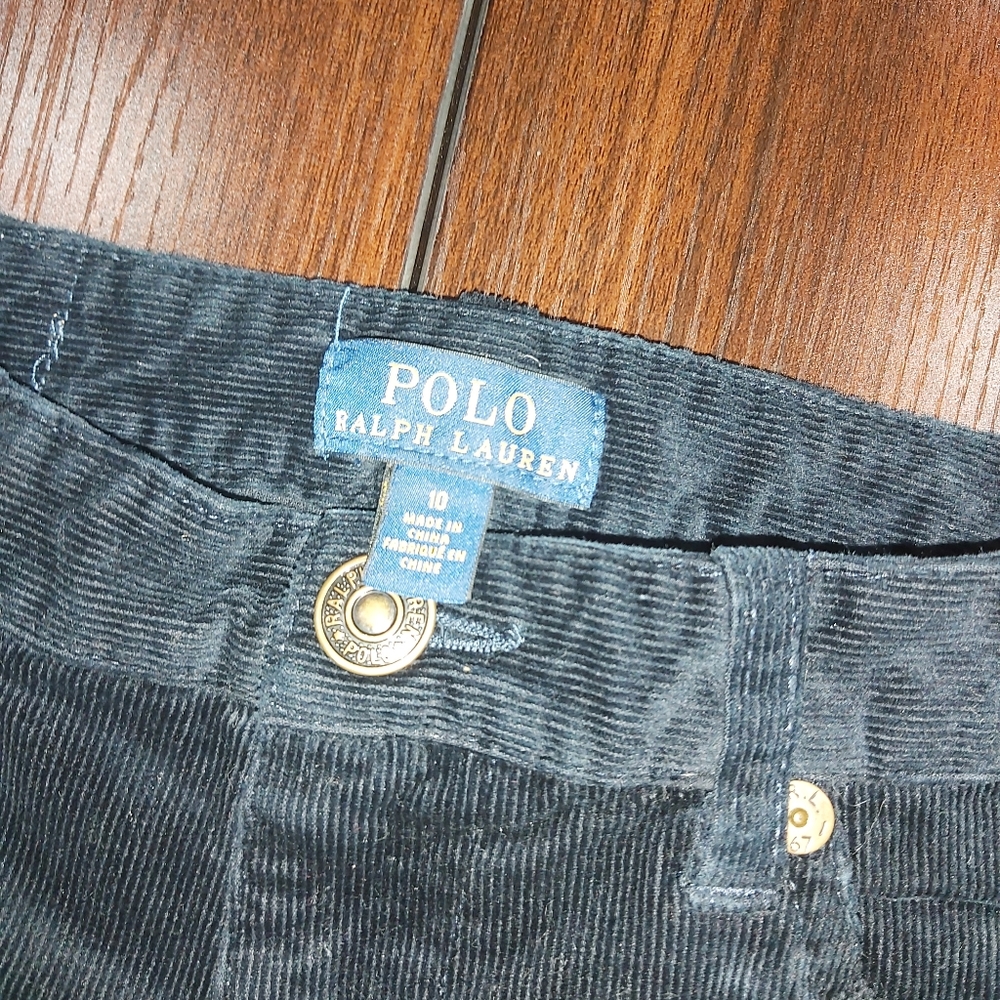 POLO Girls Corduroy Jeans Size 10 - Picture 3 of 4